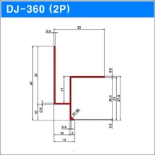 마이너스몰딩 (2P) DJ-360